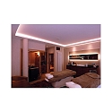 AU-01-12, flat U-profile for 12 - 13,3 mm LED stripes, 200cm, anodized aluminum