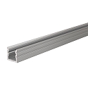 U-profiel AU-02-05, 5-5,7 mm hoog, zilver geanodiseerd
