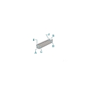 Deko-Light LED profile AU-02-05 high U-profile for 5-5,7mm LED stripes, 100cm, anodized aluminum