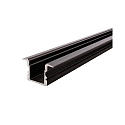 T-profiel ET-02-10 hoog, zwart mat