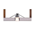 Deko-Light Rabbet-profile T-high ET-04-12 for 12 - 13,3 LED stripes, matt silver anodized, 200cm