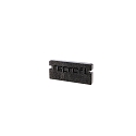 Endcaps P-AU-01-10, 16 mm, 2 items, black