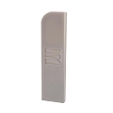 Accessories for LED profile P-AM-02-10 endcaps, 2 items, grey