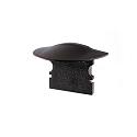 Endcaps f-ET-02-10, 25 mm, 2 items, black