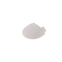 Eindkap AM-01-10 2 stuks, wit