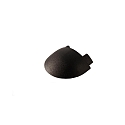 Eindkap AM-01-10 2 stuks, zwart