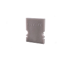 Endcaps H-AU-02-10, 16 mm, 2 items, grey