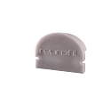 Endcaps R-AU-01-15, 21 mm, 2 items, grey