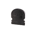Endcaps R-AU-02-15, 21 mm, 2 items, black