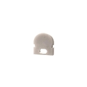 Accessories for LED Profil R-AU-01-05 - endcaps, 2 items, white