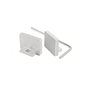 Reprofile endcaps P-AU-10-12 set 2 items, aluminum, anodized, 18.2mm, silver