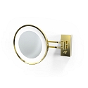 mirror with lighting BS 36 LED 5-fold IP 44, gold 