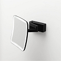 Decor Walther Spiegel met verlichting VISION S Spiegel met 5x vergroting IP44, zwart mat 