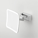 Decor Walther Spiegel met verlichting VISION S Spiegel met 5x vergroting IP44, rvs mat 