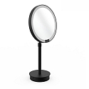 Spiegel met verlichting JUST LOOK PLUS SR Spiegel met 5x vergroting IP20, zwart mat dimbaar
