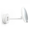 Spiegel met verlichting JUST LOOK PLUS WD Spiegel met 7x vergroting IP20, wit mat dimbaar