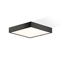 Plafondarmatuur CUT 30 N IP44, zwart mat dimbaar
