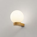 Decor Walther Wandarmatuur CLUB LIGHT E27 IP20, goud mat, opaal 