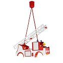 Pendelarmatuur FEUERWEHR MIT FRED 2-vlams E27 IP20, rood