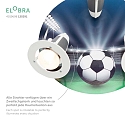 Elobra Rondell FUSSBALL-ARENA, 3x E14, green