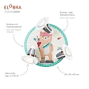 Elobra Plafondarmatuur LITTLE INDIANS �B�R BJ�RN� 3-vlams E14, groen, geel