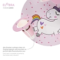 Elobra Rondell EINHORN BABSY M�RCHENWELT, 3x E14, pink