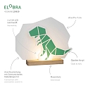 Elobra Tafelarmatuur DINOS, groen