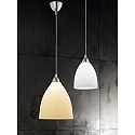 Pendelarmatuur PROVENZA klein, rond E27 IP20, chroom, wit dimbaar