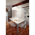 Fabas Luce Pendelarmatuur NICE rond, medium E27 IP20, chroom, wit dimbaar