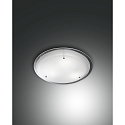 Plafondarmatuur HILL rond E27 IP20, chroom, wit dimbaar