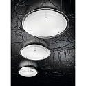 Fabas Luce Plafondarmatuur HILL rond E27 IP20, chroom, wit dimbaar