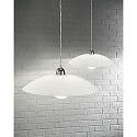Fabas Luce Pendelarmatuur KENT Smartluce compatibel E27 IP20, wit, verchroomd