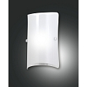 Wandarmatuur MILTON klein, hoekig E27 IP20, wit dimbaar