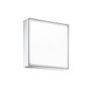 Fabas Luce OBAN Ceiling luminaire, IP65, E27, white, 24x24cm, with motion detector