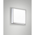 Fabas Luce OBAN Ceiling luminaire, IP65, E27, white, 24x24cm, with motion detector