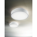 Fabas Luce Fabas Luce HATTON Ceiling luminaire, IP65, E27, white, � 25cm, with motion detector