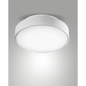 Fabas Luce Fabas Luce HATTON Ceiling luminaire, IP65, E27, white, � 30cm, with motion detector