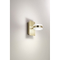 Fabas Luce Wandarmatuur DUNK draaibaar IP20, messing 