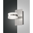 Wandarmatuur DUNK up down, roteerbaar IP20, aluminium geborsteld 