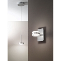 Fabas Luce Pendelarmatuur DUNK 1-vlams, standaard IP20, aluminium geborsteld 