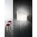 Fabas Luce Wandarmatuur MOA halfrond E27 IP20, wit dimbaar