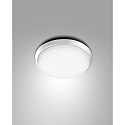 Plafondarmatuur OLLY � 24CM rond, slagvast, schakelbaar IP54, wit 
