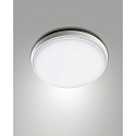 Plafondarmatuur OLLY � 30CM rond, slagvast, schakelbaar IP54, wit 