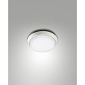 Plafondarmatuur OLLY � 17.5CM rond, slagvast, schakelbaar IP54, wit 