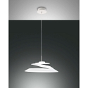Fabas Luce ARAGON LED Pendant luminaire, 18W, white