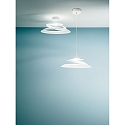 Fabas Luce Fabas Luce ARAGON LED Pendant luminaire, 18W, white