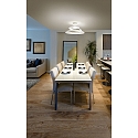 Fabas Luce LED Ceiling luminaire ARAGON, incl. Smartluce, 1x 18W, 3000K, 1620lm, IP20, white