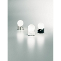 Fabas Luce GRAVITY LED Table lamp, 5W, glass white, black