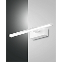Spiegelarmatuur NALA 300MM down, hoekig, schakelbaar, gebogen IP44, wit 