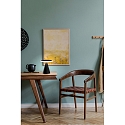 Fabas Luce Tafelarmatuur NEUTRA lang, dimbaar IP20, gesatineerd, zwart dimbaar